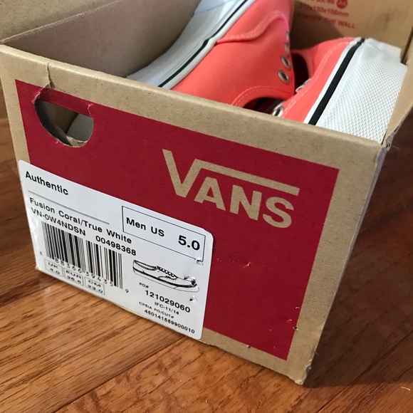 SOLD. NIB Vans Authentic Shoes, Women 6.5 Men 5 - Picture 4 of 8